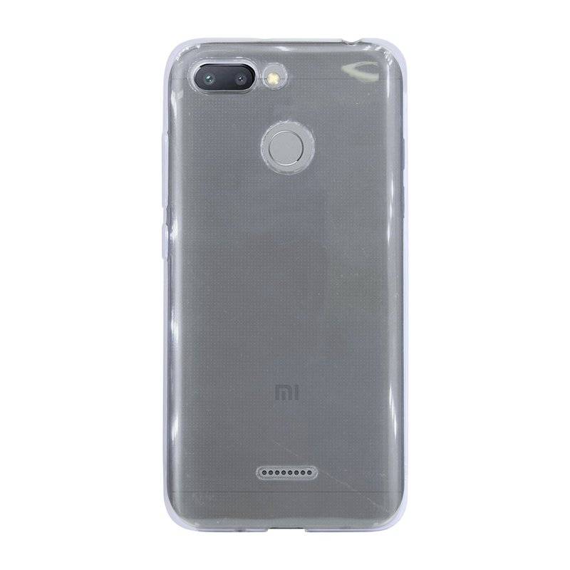 Xiaomi Redmi 6 // Silikon Hülle Tasche Case Zubehör Gummi Bumper Schale Schutzhülle Zubehör in Transparent