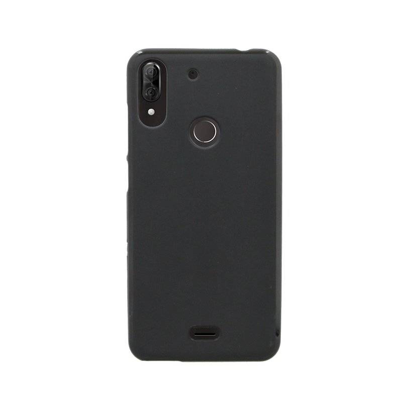 WIKO VIEW 2 PLUS // Silikon Hülle Tasche Case Zubehör Gummi Bumper Schale Schutzhülle Zubehör in Schwarz
