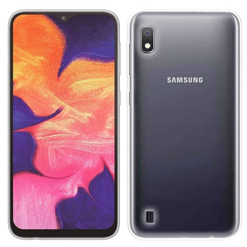 Silikon Hülle Basic kompatibel mit SAMSUNG GALAXY A10 (A105F) Case TPU Soft Handy Cover Schutz Transparent