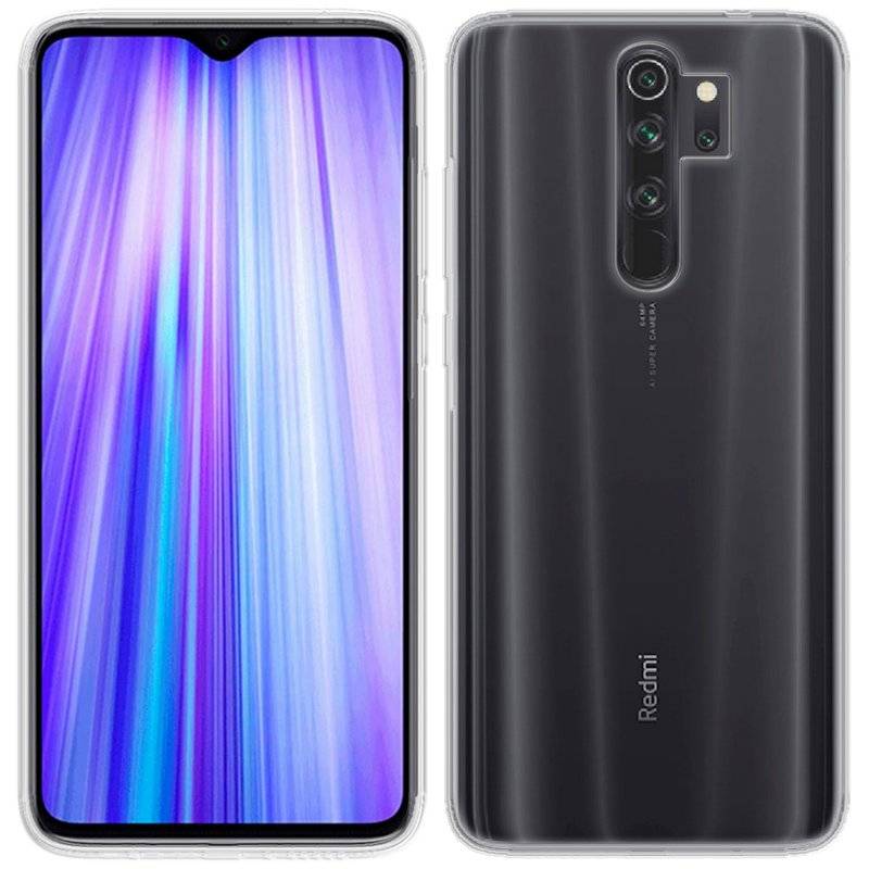 Silikon Hülle Basic kompatibel mit XIAOMI REDMI NOTE 8 PRO Case TPU Soft Handy Cover Schutz Transparent