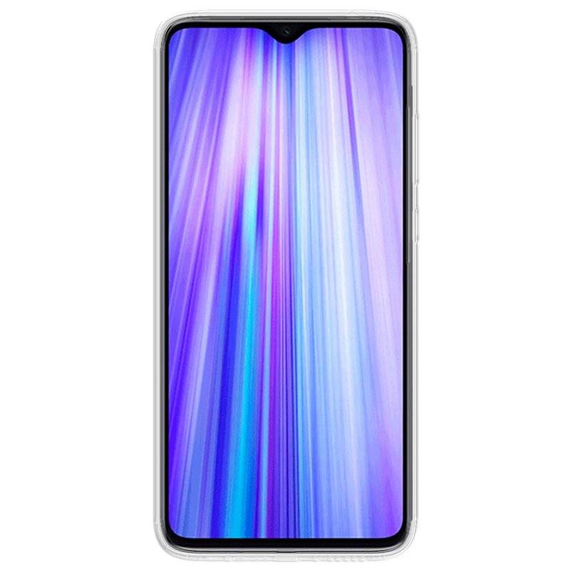 Silikon Hülle Basic kompatibel mit XIAOMI REDMI NOTE 8 PRO Case TPU Soft Handy Cover Schutz Transparent
