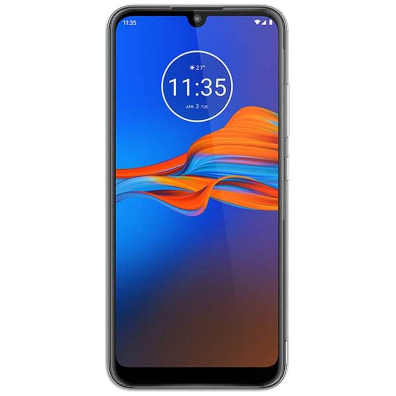 Silikon Hülle Basic kompatibel mit MOTOROLA MOTO E6 PLUS Case TPU Soft Handy Cover Schutz Transparent