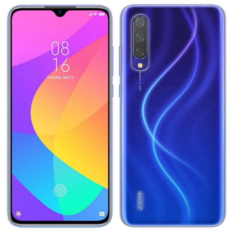 Silikon Hülle Basic kompatibel mit XIAOMI MI 9 LITE Case TPU Soft Handy Cover Schutz Transparent