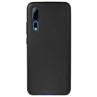 Silikon Hülle Basic für ZTE AXON 10 PRO Case TPU Soft Handy Cover Schutz in Schwarz
