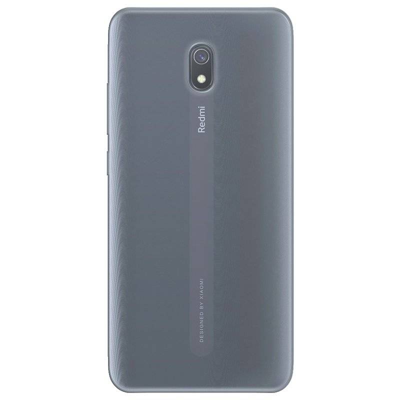Silikon Hülle Basic kompatibel mit XIAOMI REDMI 8A Case TPU Soft Handy Cover Schutz Transparent