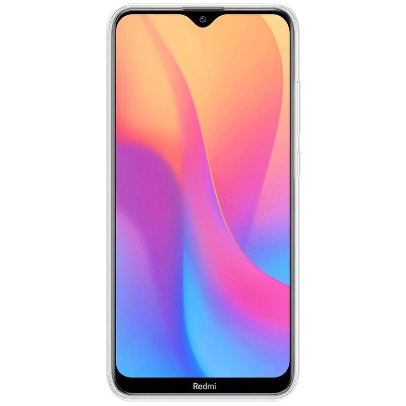 Silikon Hülle Basic kompatibel mit XIAOMI REDMI 8A Case TPU Soft Handy Cover Schutz Transparent