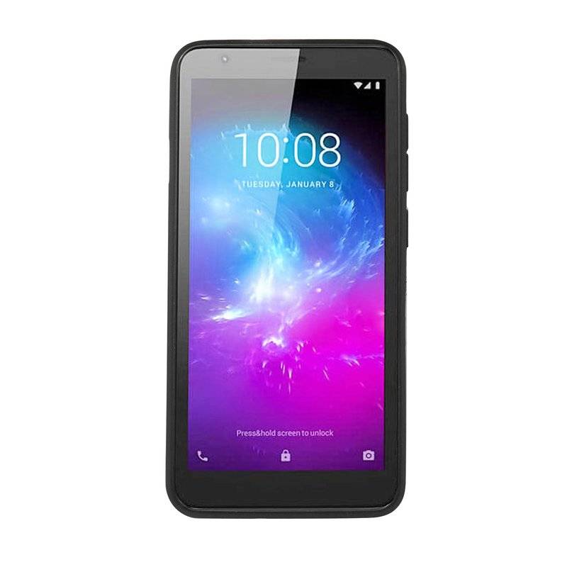 Silikon Hülle Basic kompatibel mit ZTE BLADE A3 2019 Case TPU Soft Handy Cover Schutz in Schwarz