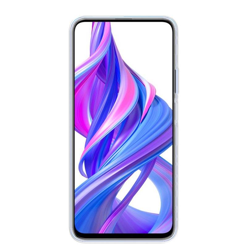 Silikon Hülle Basic kompatibel mit HONOR 9X Case TPU Soft Handy Cover Schutz Transparent