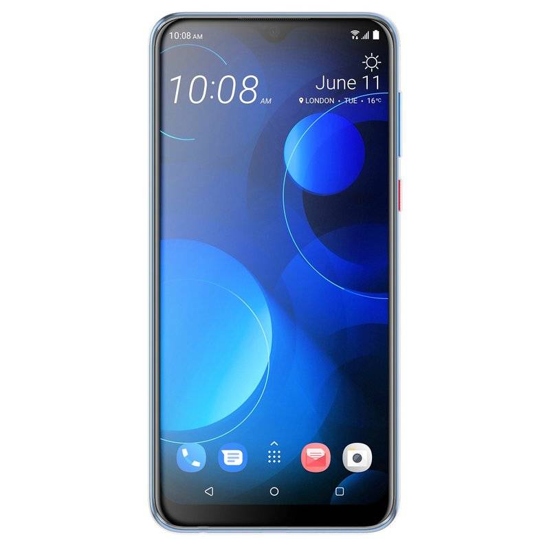 Silikon Hülle Basic kompatibel mit HTC DESIRE 19+ Plus Case TPU Soft Handy Cover Schutz Transparent