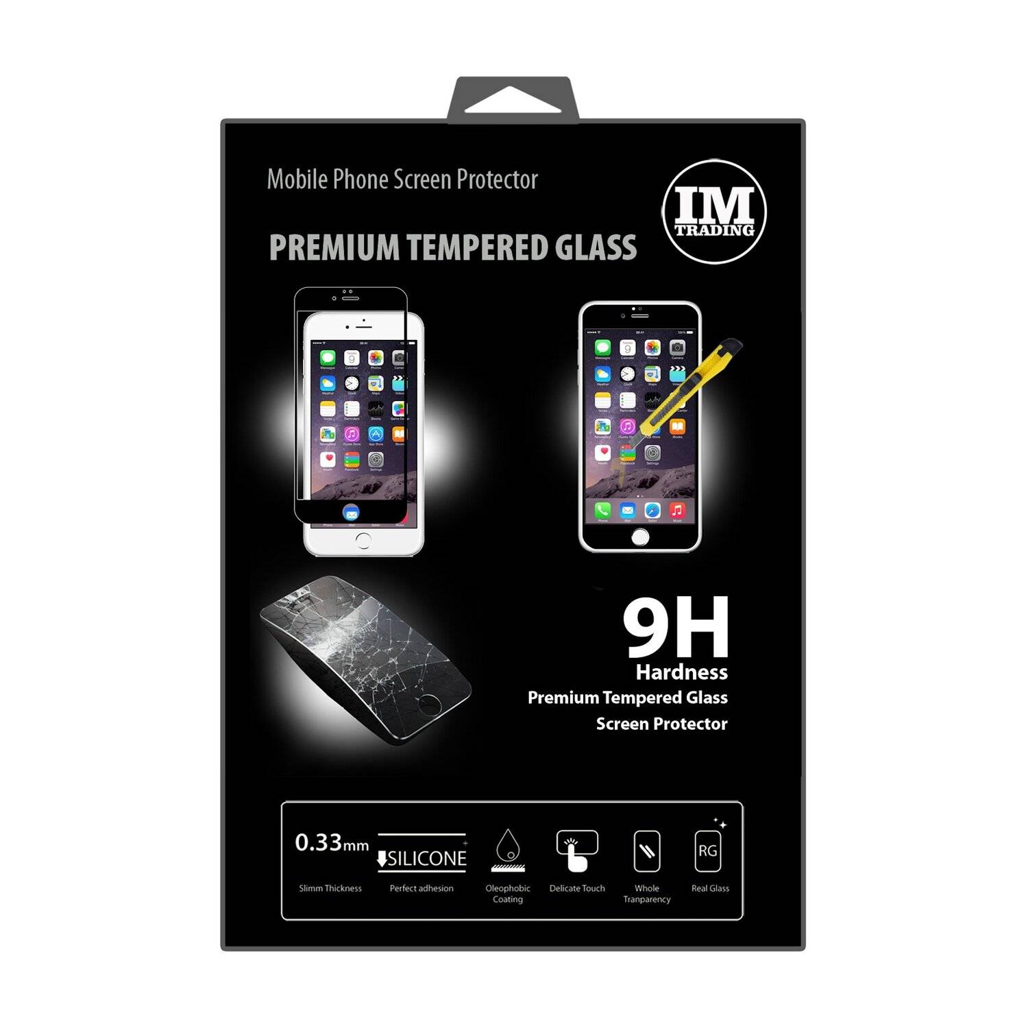 5D Schutz Glas kompatibel mit iPhone 6 PLUS Curved Schutz Folie Vollständig Klebend und Abdeckung