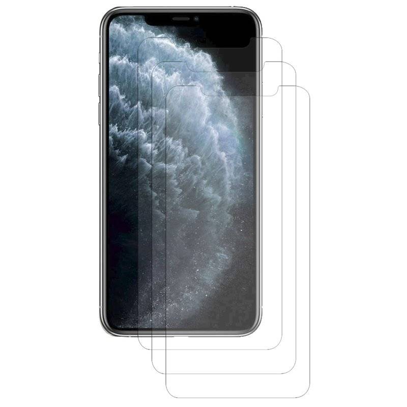 3x Premium Matt Display Schutz Folie Folien Anti Glare kompatibel mit iPhone 11 Pro