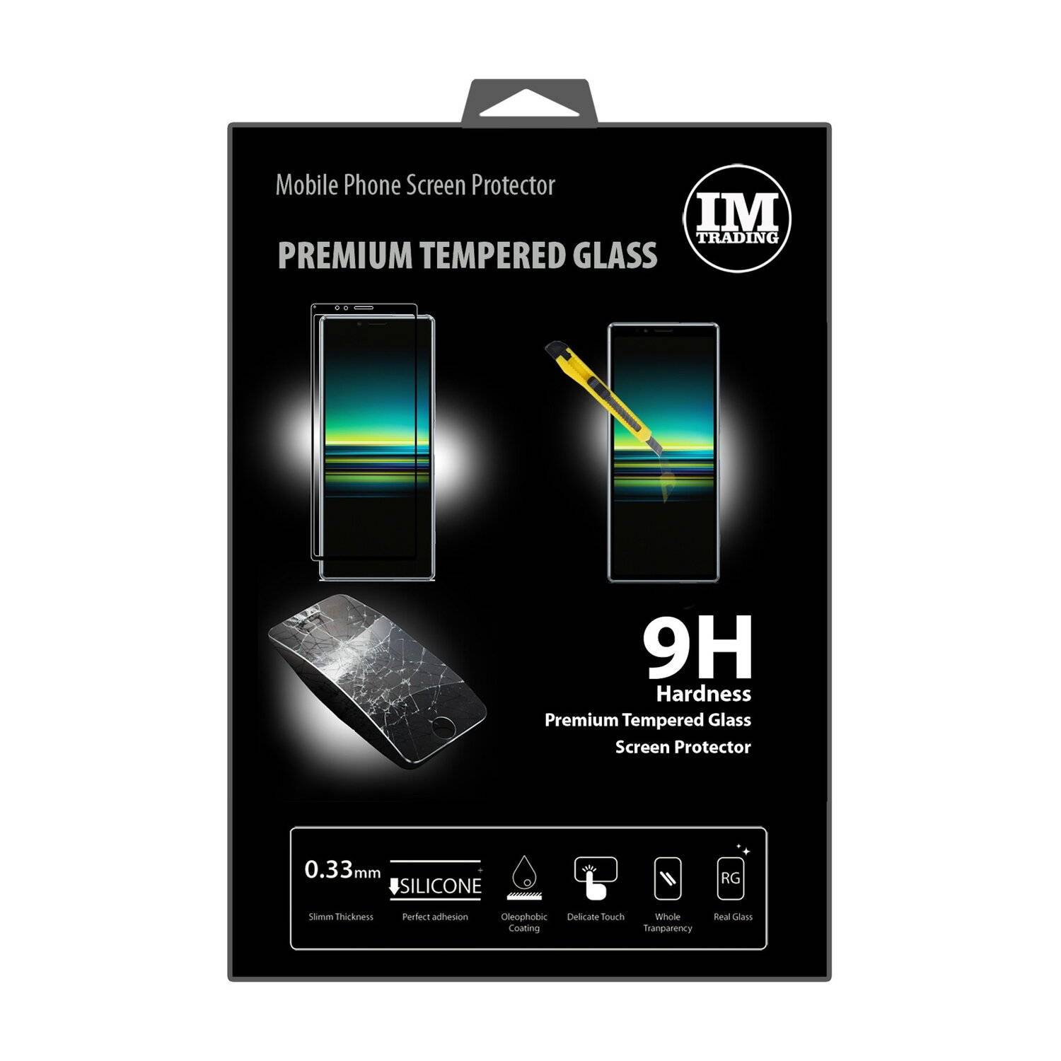 5D Schutz Glas kompatibel mit SONY XPERIA 1 Curved Schutz Folie Vollständig Klebend und Abdeckung