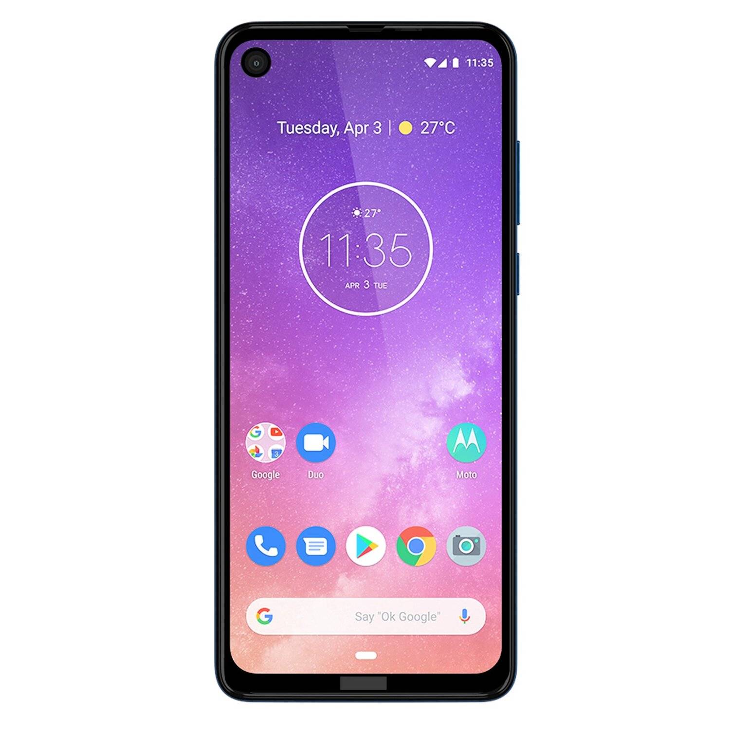 5D Schutz Glas kompatibel mit MOTOROLA ONE VISION Curved Schutz Folie Vollständig Klebend und Abdeckung