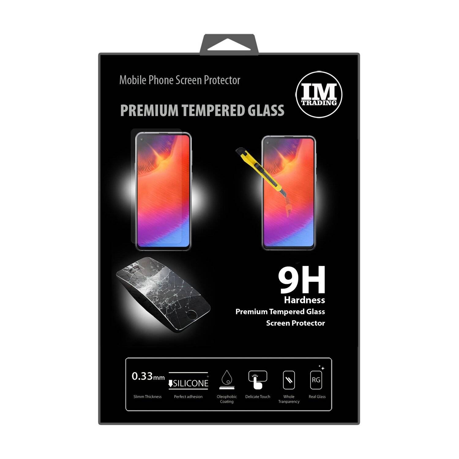 Schutzglas 9H kompatibel mit SAMSUNG GALAXY A60 ( A606F ) Displayschutzfolie Schutzfolie Passgenau Glas