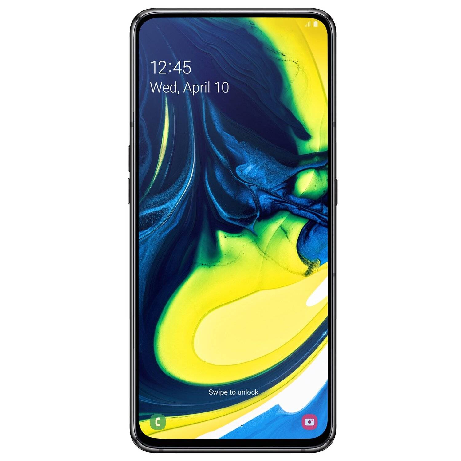 5D Schutz Glas kompatibel mit Samsung Galaxy A80 (A805F) Curved Schutz Folie Vollständig Klebend und Abdeckung