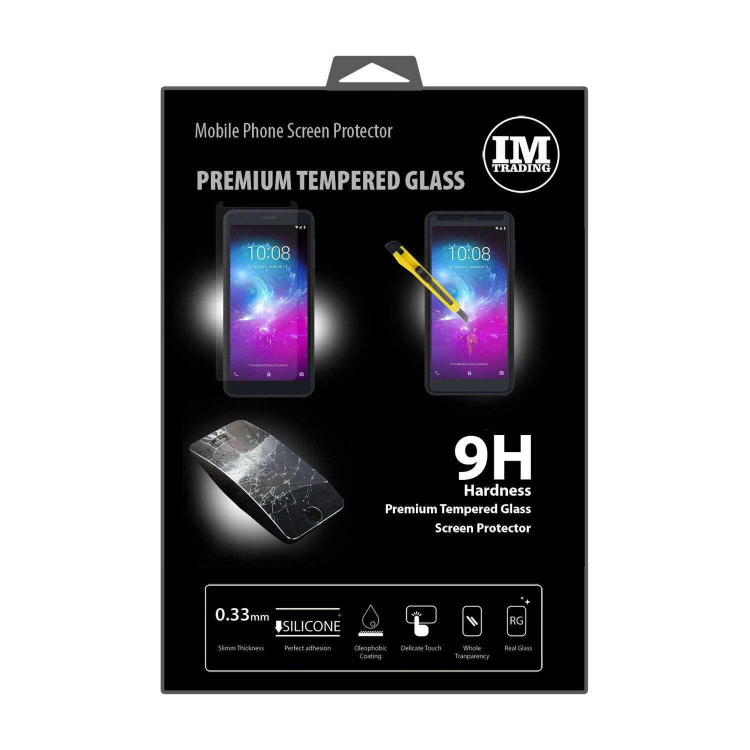 Schutzglas 9H kompatibel mit ZTE BLADE L8 Displayschutzfolie Schutzfolie Passgenau Glas
