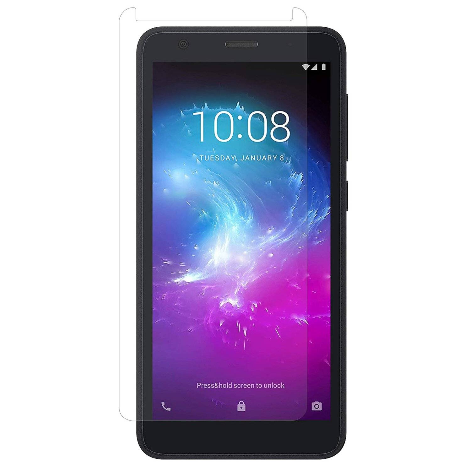 3X Schutz Schutz Glas 9H Tempered Glass Display Schutz Folie Display Glas Screen Protector kompatibel mit ZTE BLADE L8