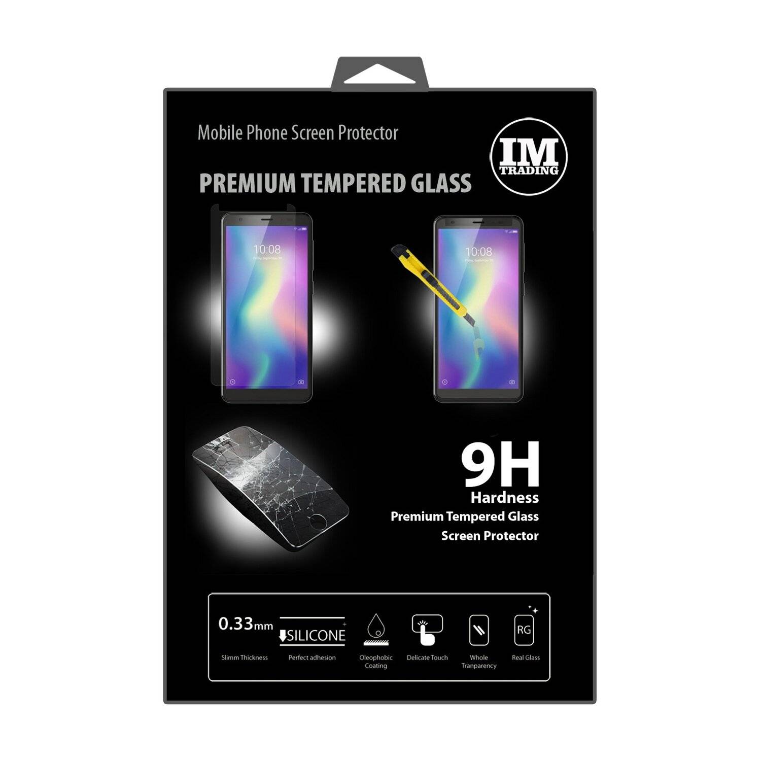 Schutzglas 9H kompatibel mit ZTE BLADE A5 2019 Displayschutzfolie Schutzfolie Passgenau Glas