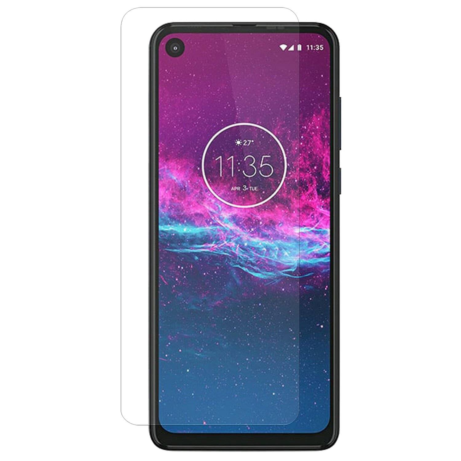 Schutzglas 9H kompatibel mit MOTOROLA ONE ACTION Displayschutzfolie Schutzfolie Passgenau Glas