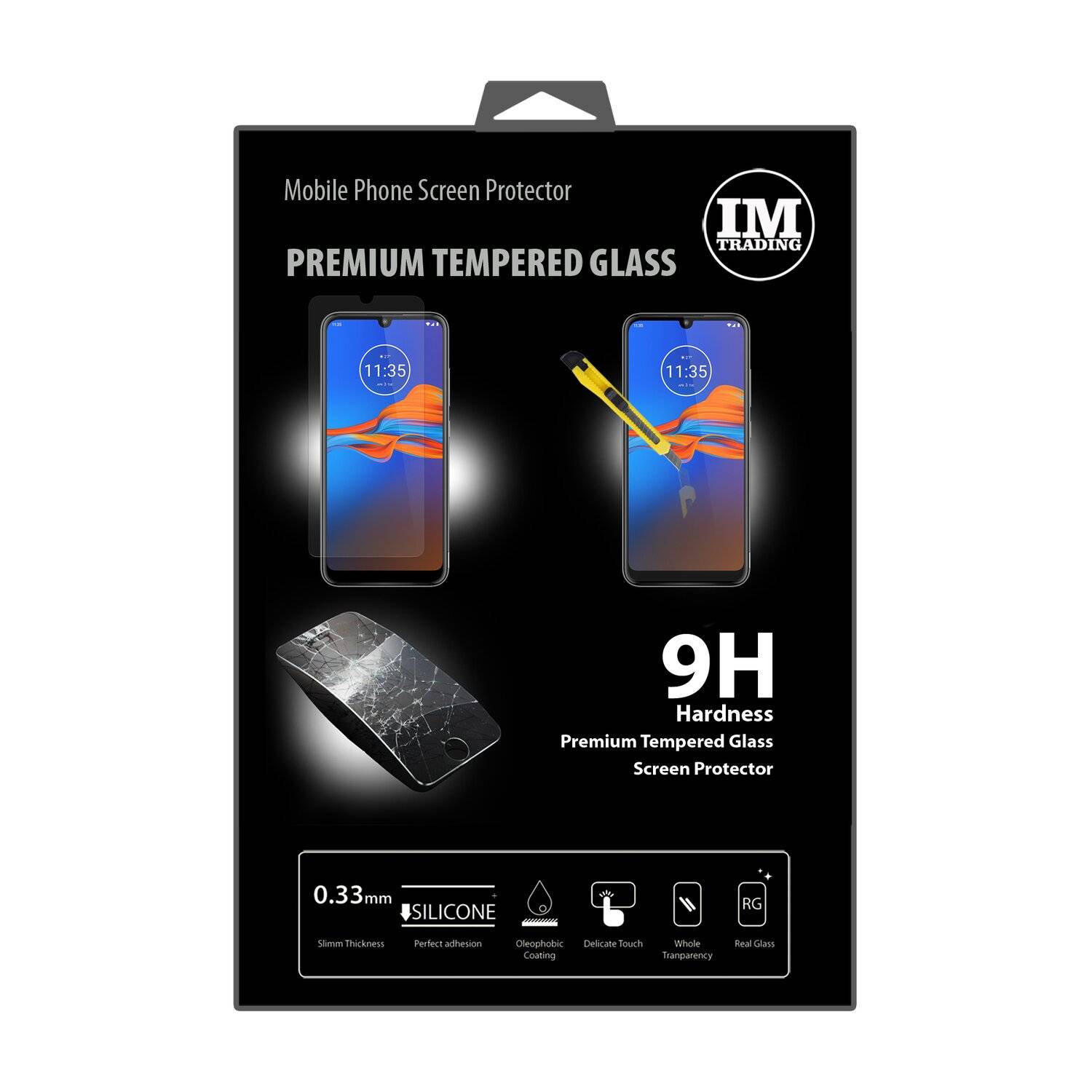Schutzglas 9H kompatibel mit MOTOROLA MOTO E6 PLUS Displayschutzfolie Schutzfolie Passgenau Glas