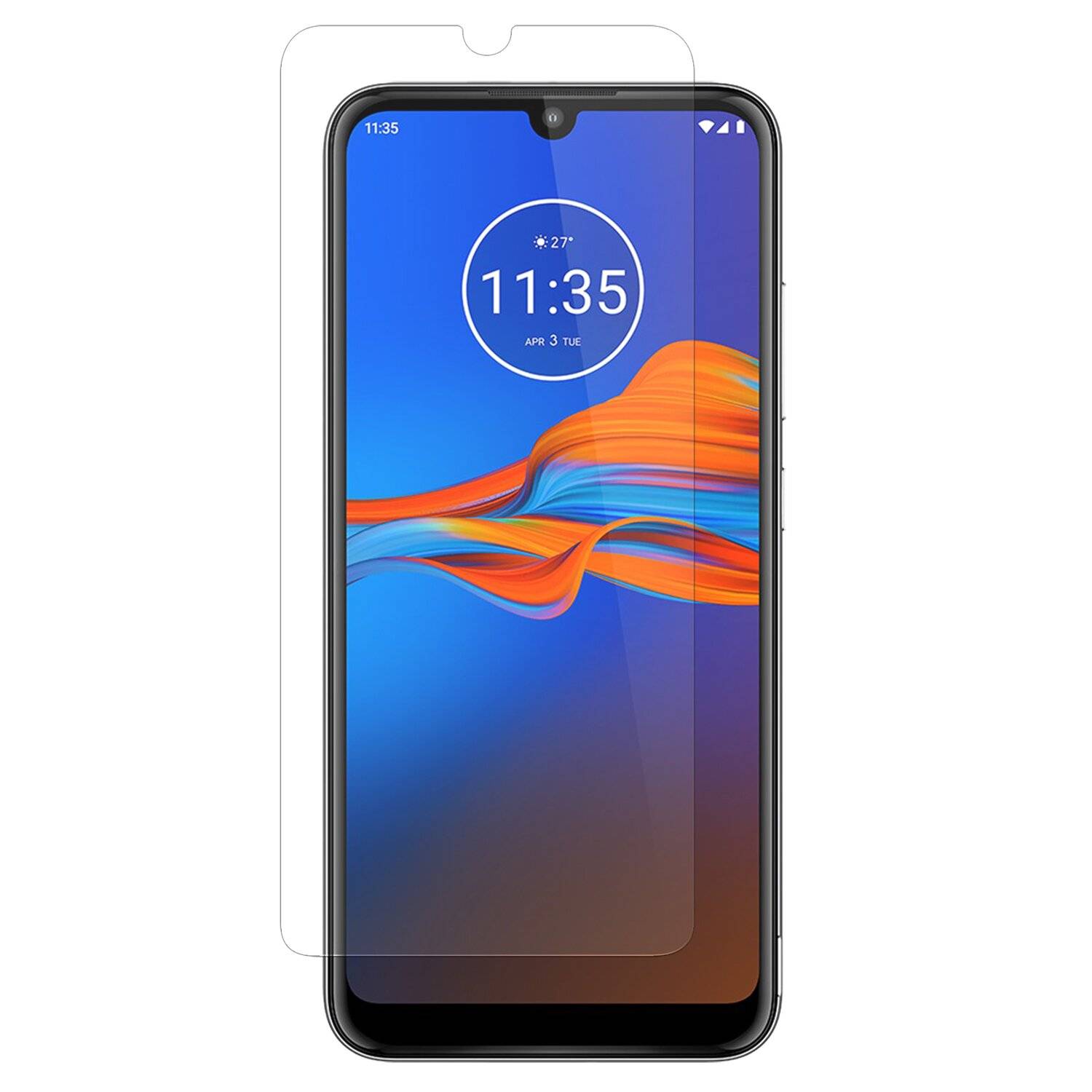 3X Schutz Schutz Glas 9H Tempered Glass Display Schutz Folie Display Glas Screen Protector Motorola Moto E6 Plus