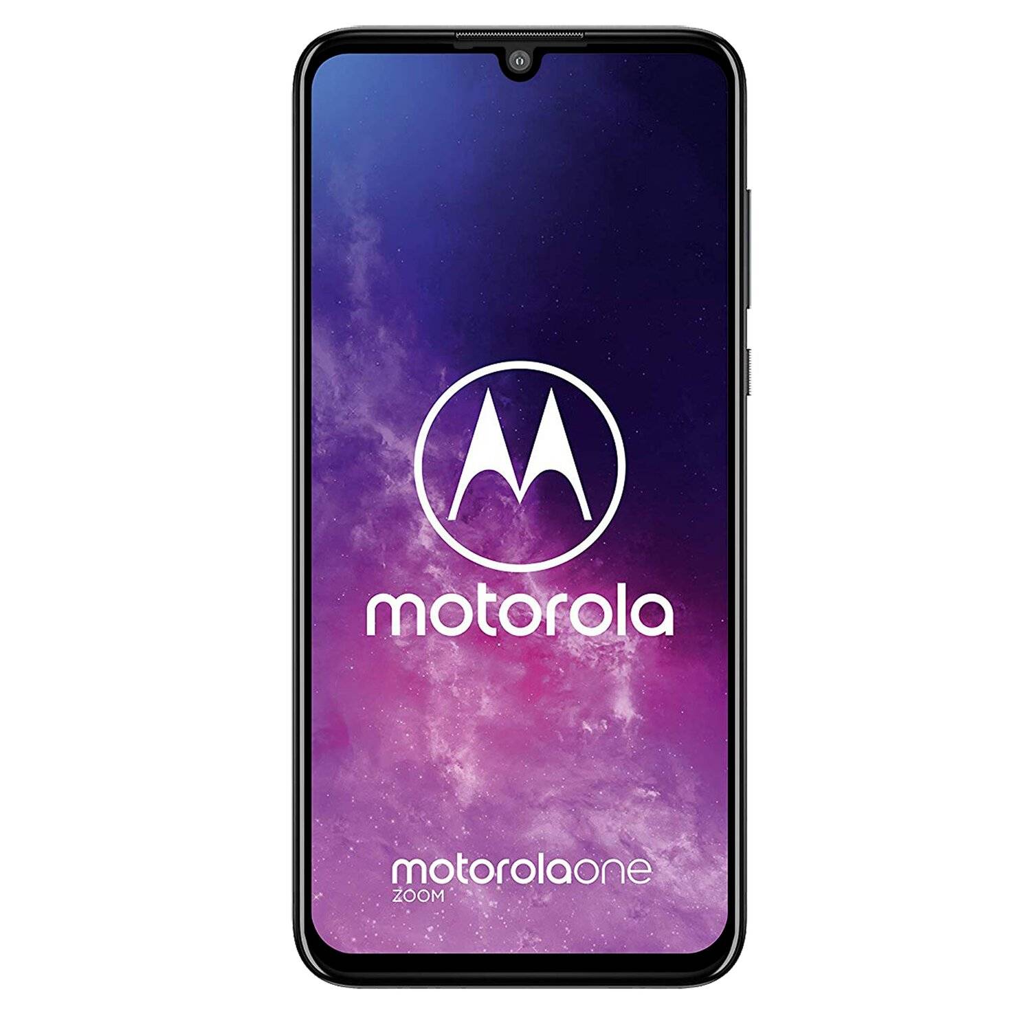 5D Schutz Glas kompatibel mit MOTOROLA ONE ZOOM Curved Schutz Folie Vollständig Klebend und Abdeckung