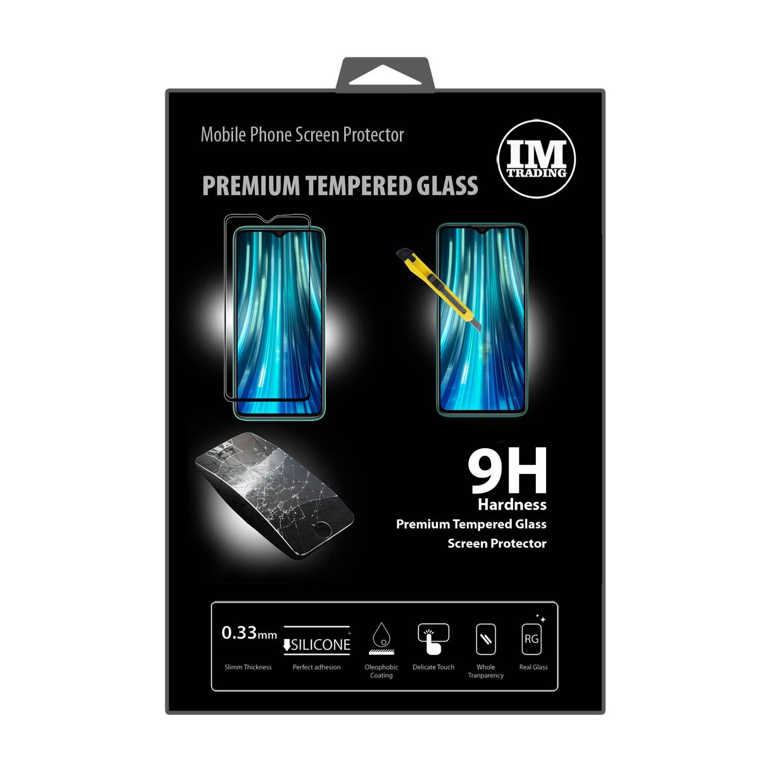 5D Schutz Glas kompatibel mit XIAOMI REDMI NOTE 8 PRO Curved Schutz Folie Vollständig Klebend und Abdeckung