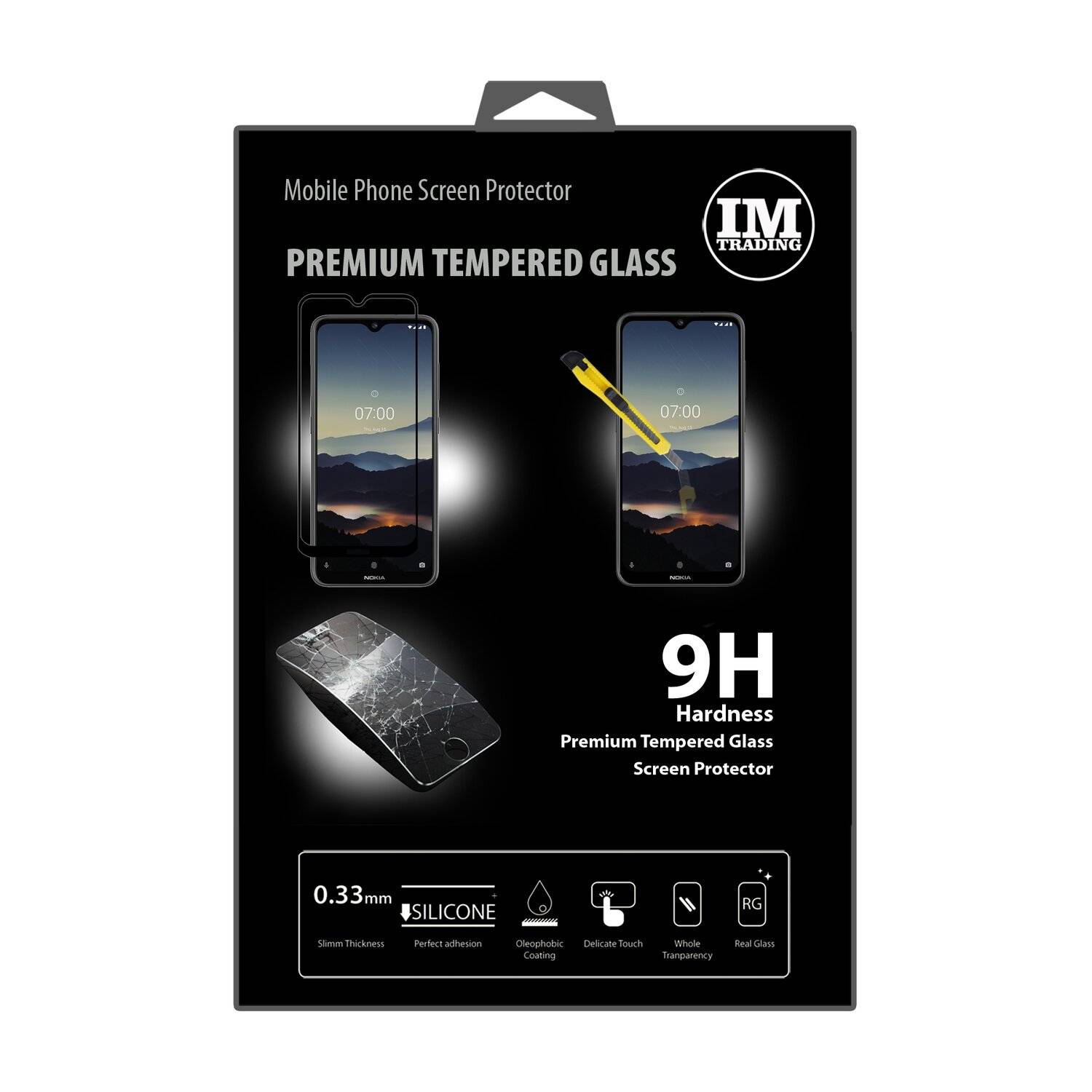 5D Schutz Glas kompatibel mit NOKIA 7.2 Curved Schutz Folie Vollständig Klebend und Abdeckung
