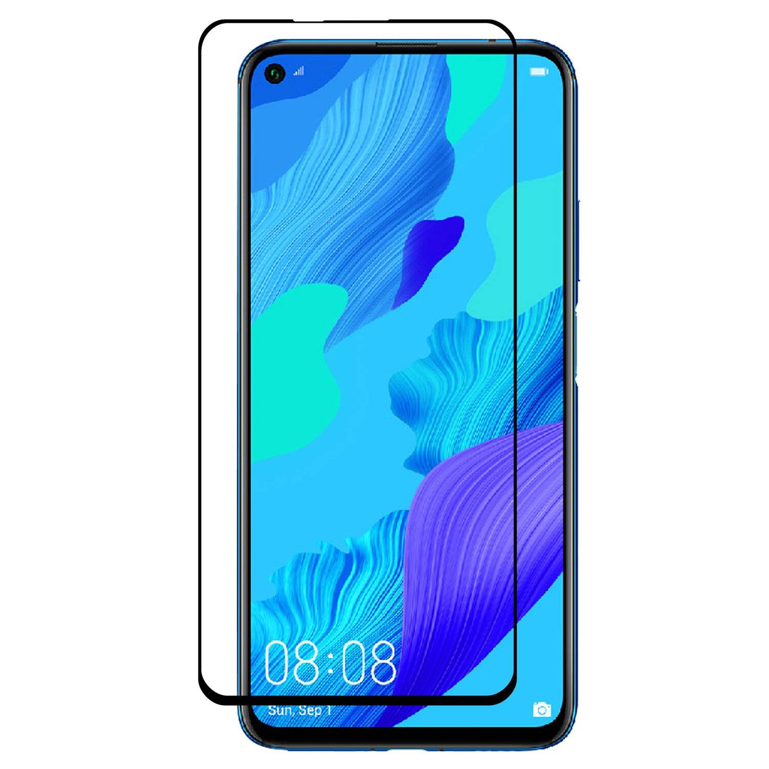5D Schutz Glas kompatibel mit HONOR 20 Curved Schutz Folie Vollständig Klebend und Abdeckung