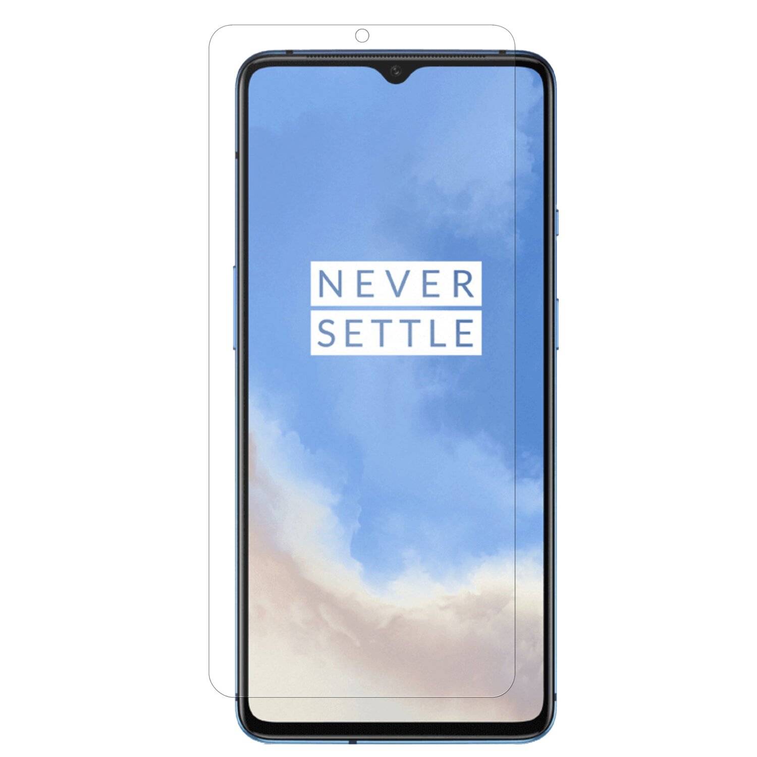 3X Schutz Schutz Glas 9H Tempered Glass Display Schutz Folie Display Glas Screen Protector kompatibel mit OnePlus 7T