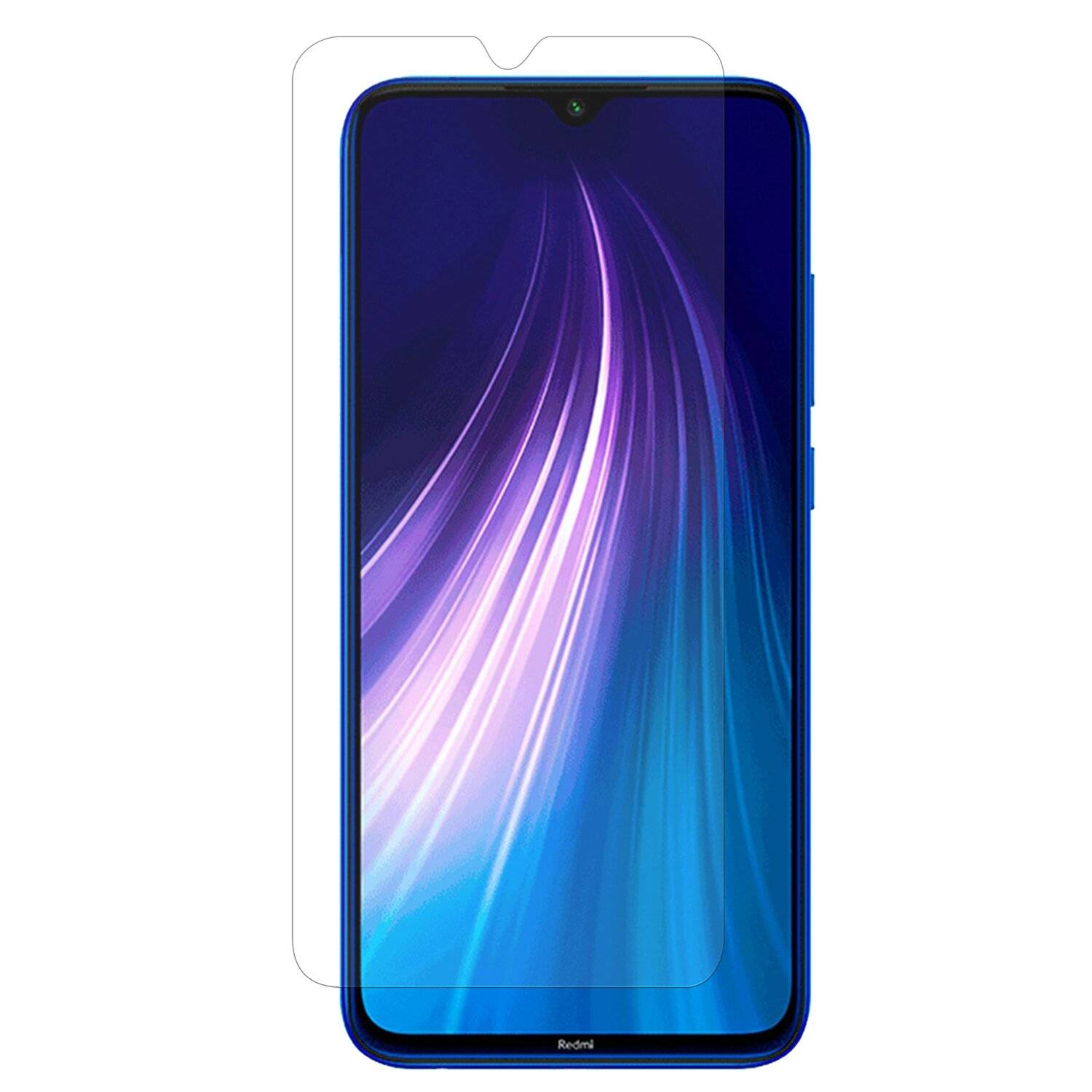 Schutzglas 9H kompatibel mit XIAOMI REDMI NOTE 8 Displayschutzfolie Schutzfolie Passgenau Glas