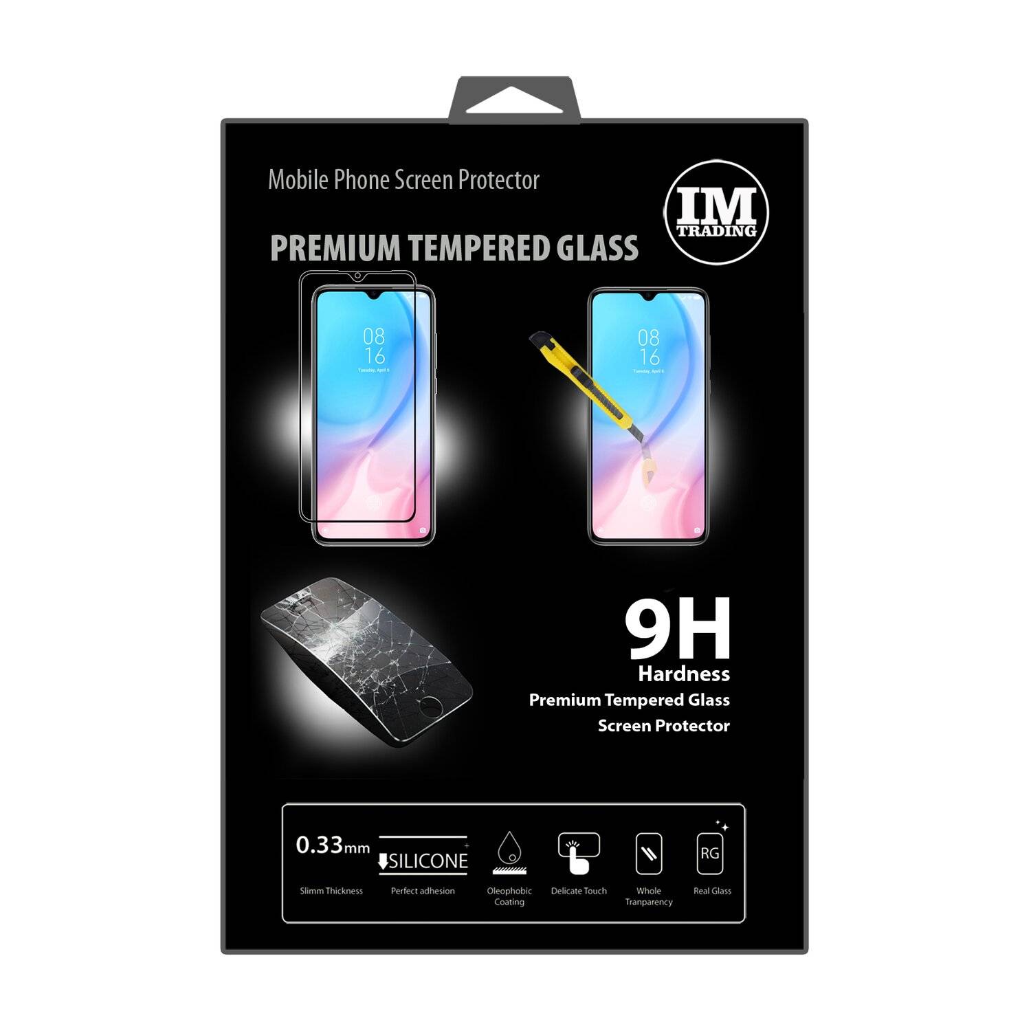 5D Schutz Glas kompatibel mit XIAOMI MI 9 LITE Curved Schutz Folie Vollständig Klebend und Abdeckung
