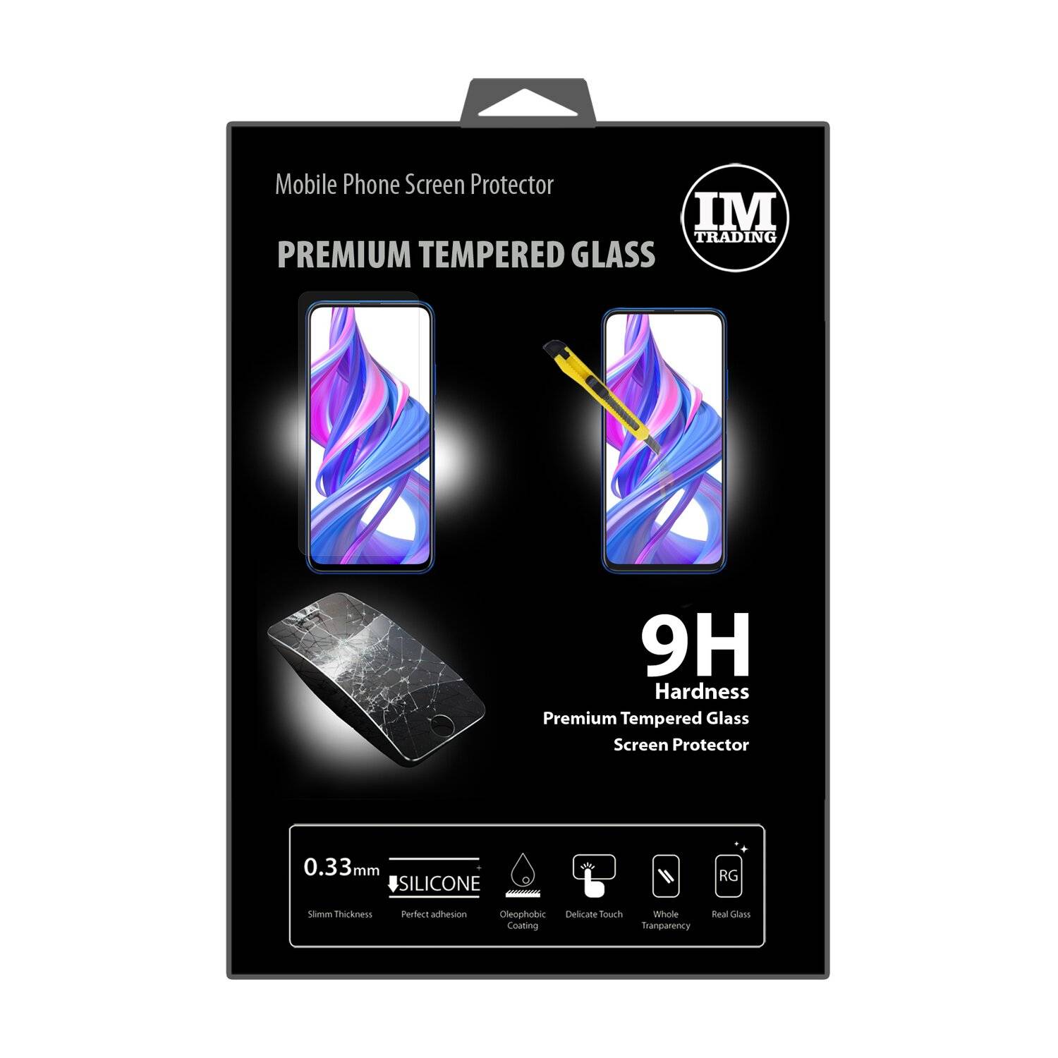 Schutzglas 9H kompatibel mit Honor 9X Displayschutzfolie Schutzfolie Passgenau Glas