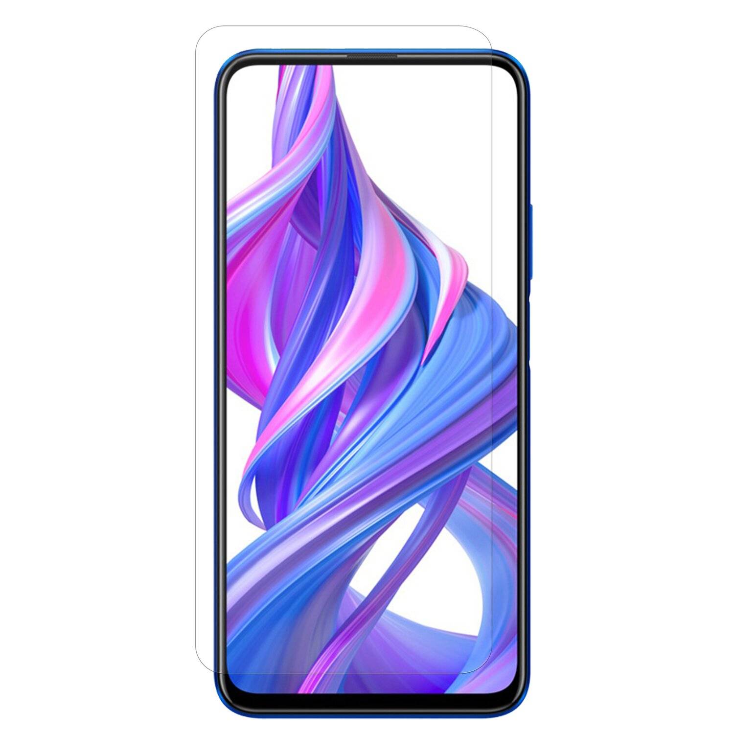 3X Schutz Schutz Glas 9H Tempered Glass Display Schutz Folie Display Glas Screen Protector kompatibel mit Honor 9X