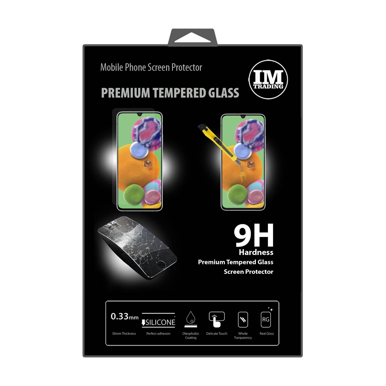 Schutzglas 9H kompatibel mit Samsung Galaxy A90 5G (A908) Displayschutzfolie Schutzfolie Passgenau Glas