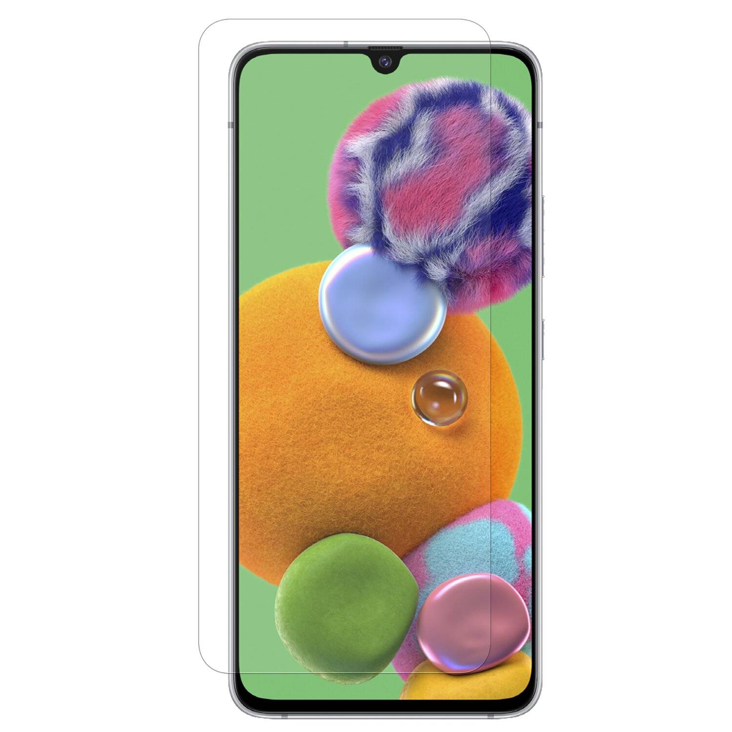 Schutzglas 9H kompatibel mit Samsung Galaxy A90 5G (A908) Displayschutzfolie Schutzfolie Passgenau Glas