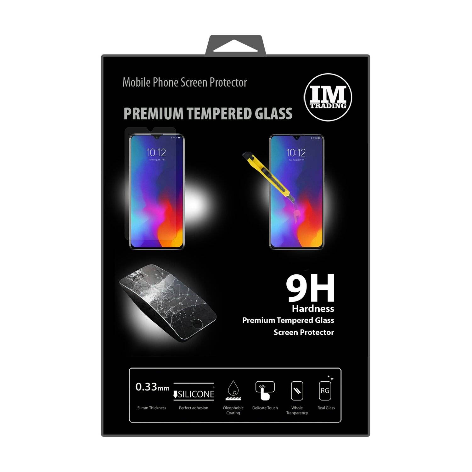Schutzglas 9H kompatibel mit LENOVO K10 NOTE Displayschutzfolie Schutzfolie Passgenau Glas