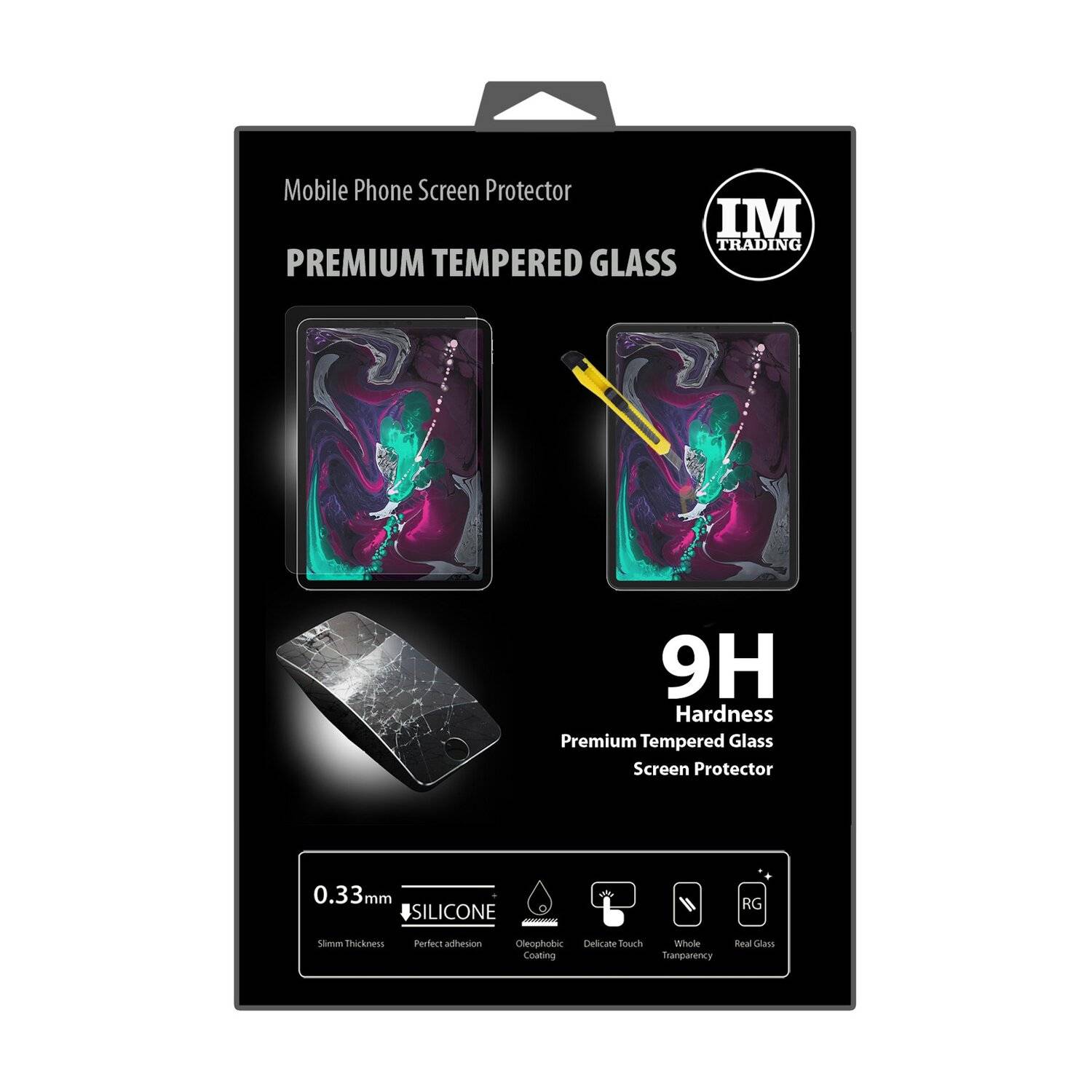 Schutzglas Schutz Display Glas Schutzfolie Echt Tempered für Apple Ipad PRO 2018 11 Zoll