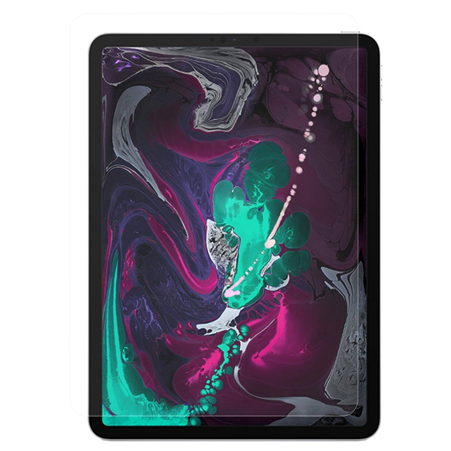 Schutzglas Schutz Display Glas Schutzfolie Echt Tempered für Apple Ipad PRO 2018 11 Zoll