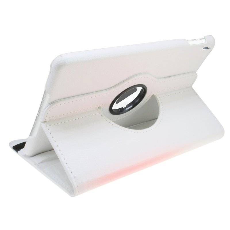 360 Schutz Tablet Cover Apple iPad (2019) 10.2 Zoll Tasche Hülle Tabletschale Bumper Case Etui Rotierbar Ständer Weiß