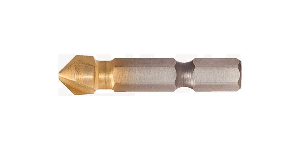 KS TOOLS 1/4" HSS TiN Kegel- und Entgratsenker-Bit 90, 20,5mm