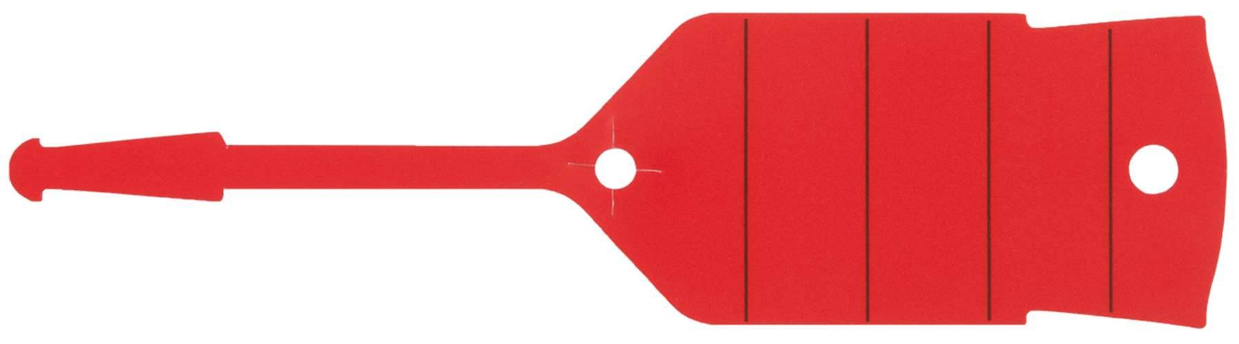 KS Tools 500.8019 Schlüsselanhänger mit Schlaufe, rot, 500 Stück