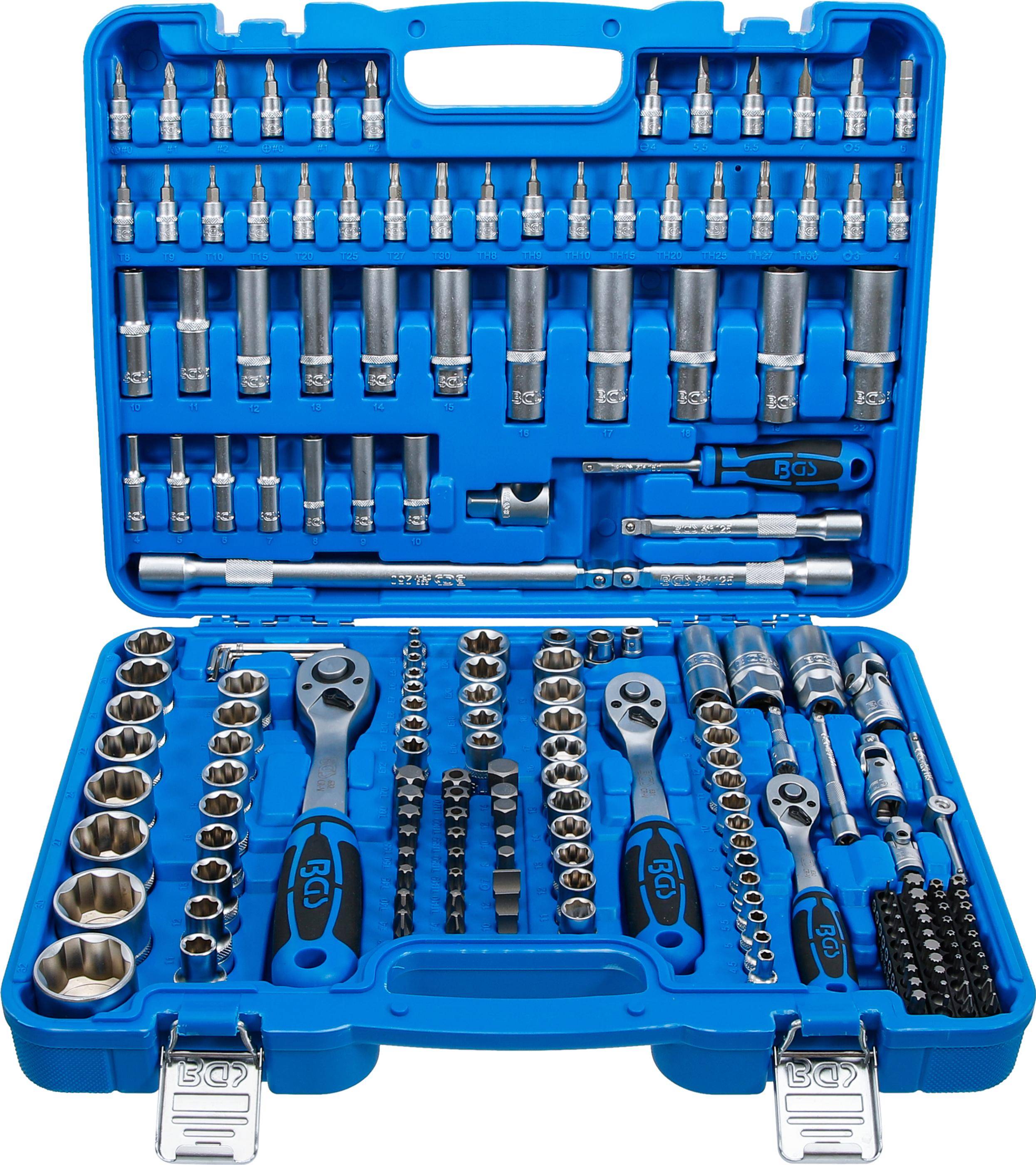 BGS technic Steckschlssel-Satz Wellenprofil | Antrieb 6,3 mm (1/4") /