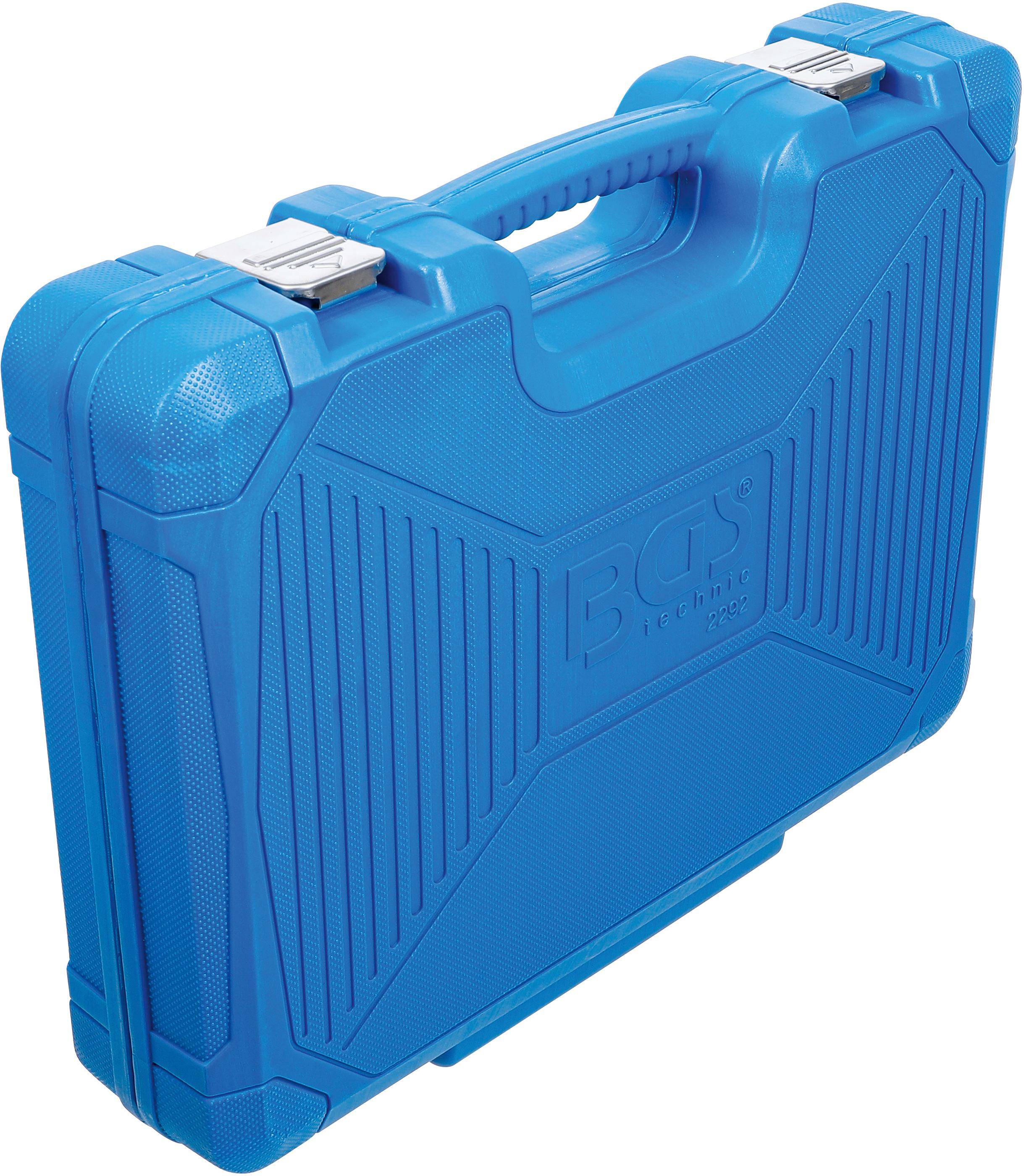 BGS Steckschlüssel-Satz Wellenprofil | Antrieb 6,3 mm (1/4") / 10 mm