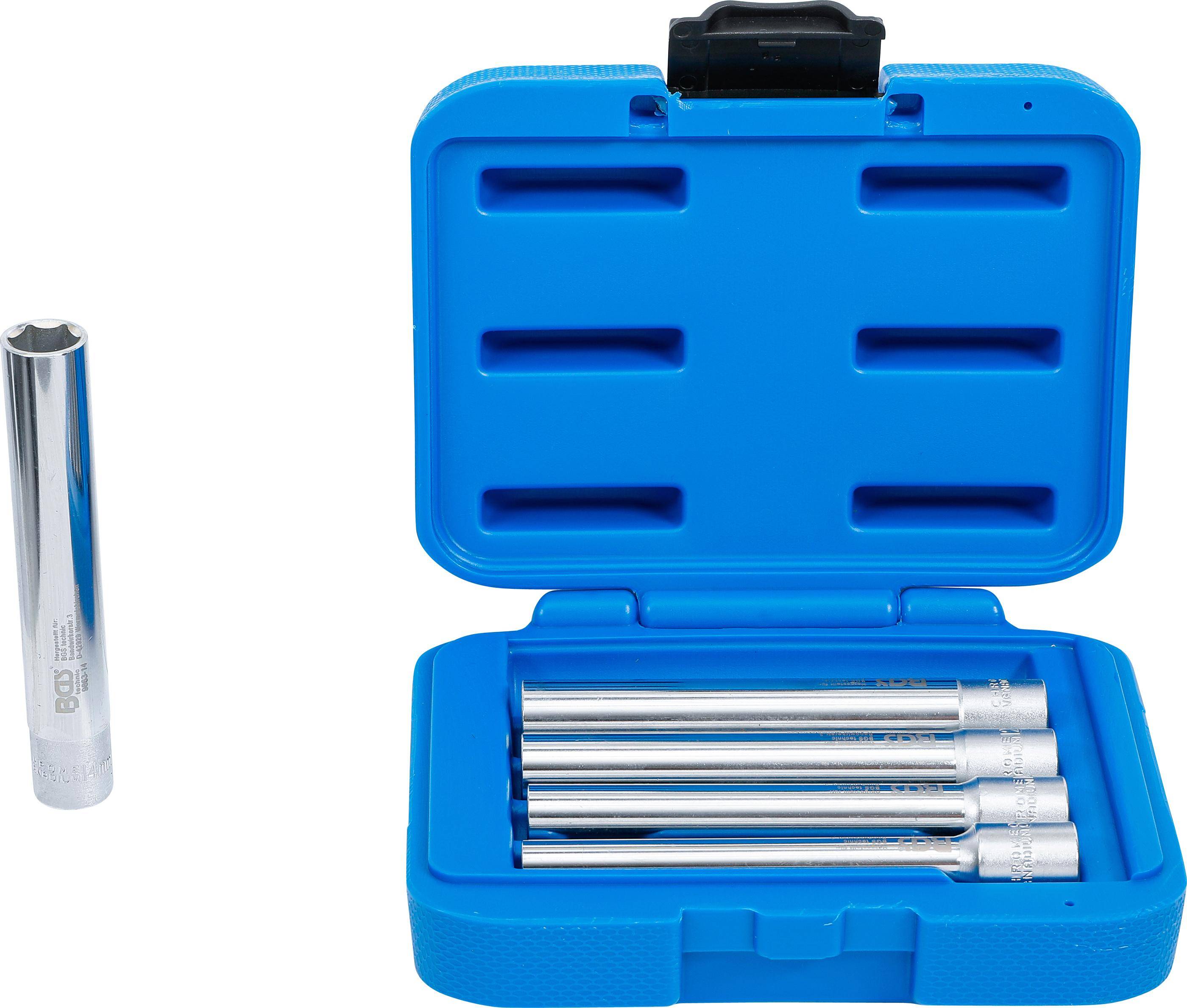 BGS Steckschlüssel-Einsatz-Satz, Sechskant, extra tief | Antrieb