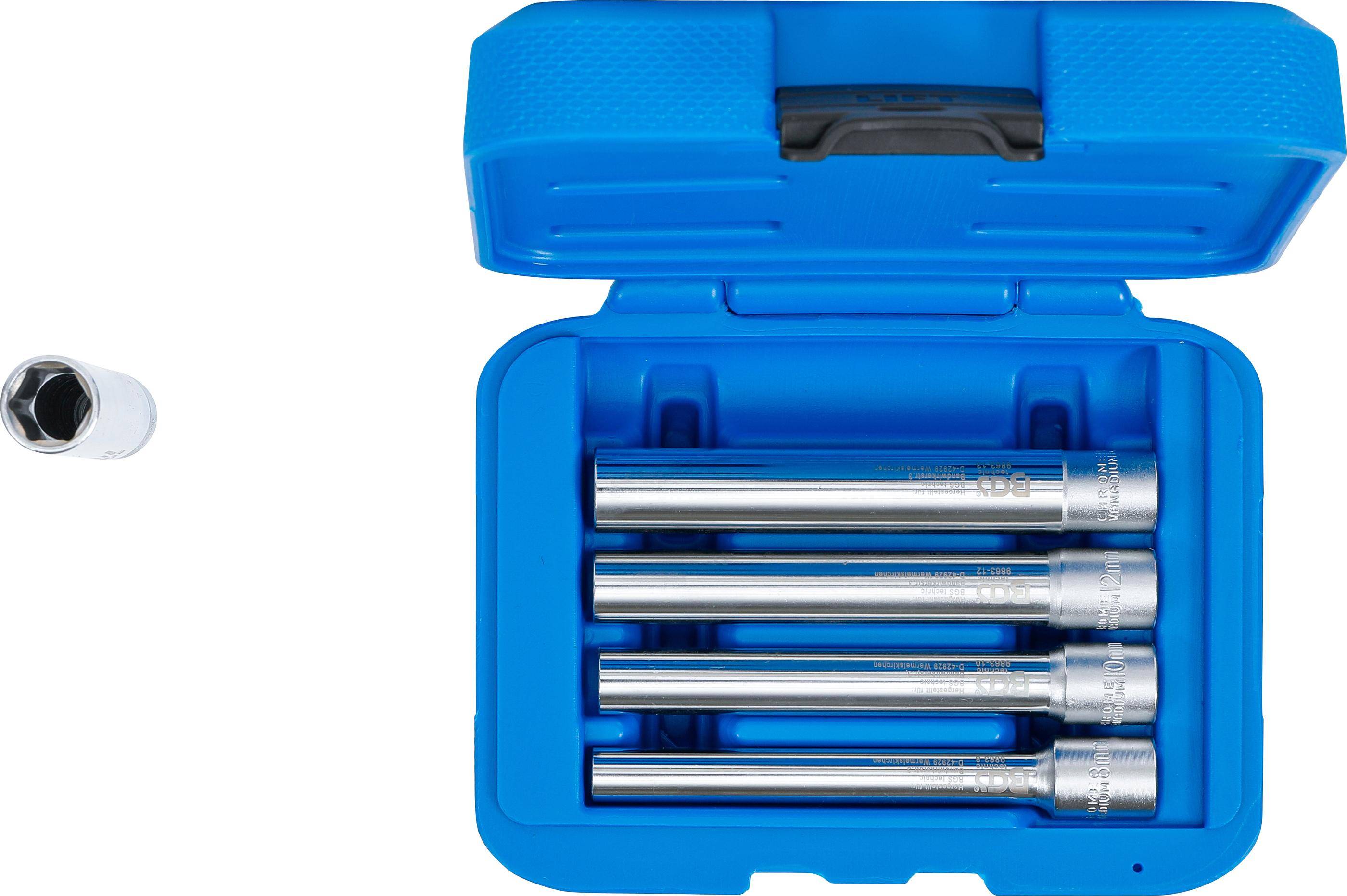 BGS Steckschlssel-Einsatz-Satz, Sechskant, extra tief | Antrieb