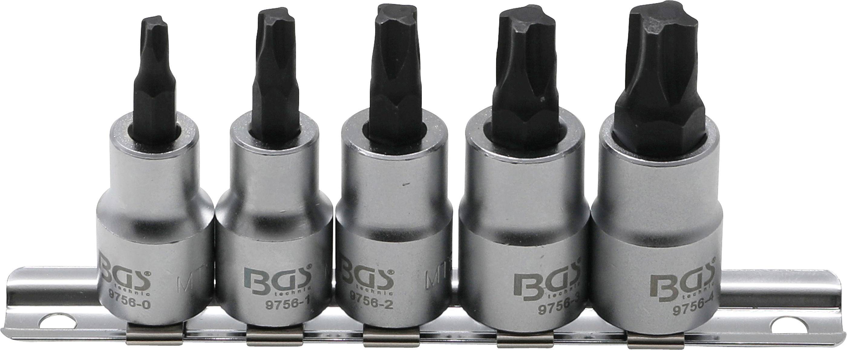 BGS technic Bit-Einsatz-Satz | Antrieb Innenvierkant 10 mm (3/8") |