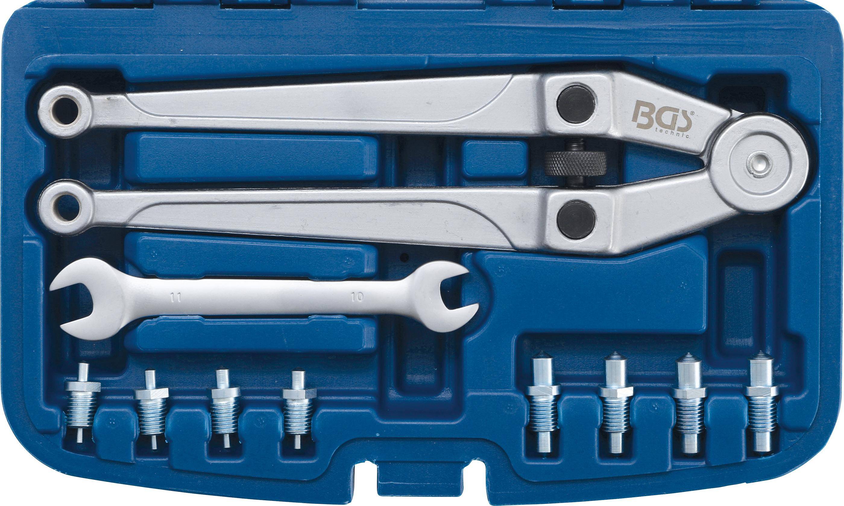 BGS technic Stirnlochschlüssel-Satz | verstellbar | Ø 2,5 - 9 mm