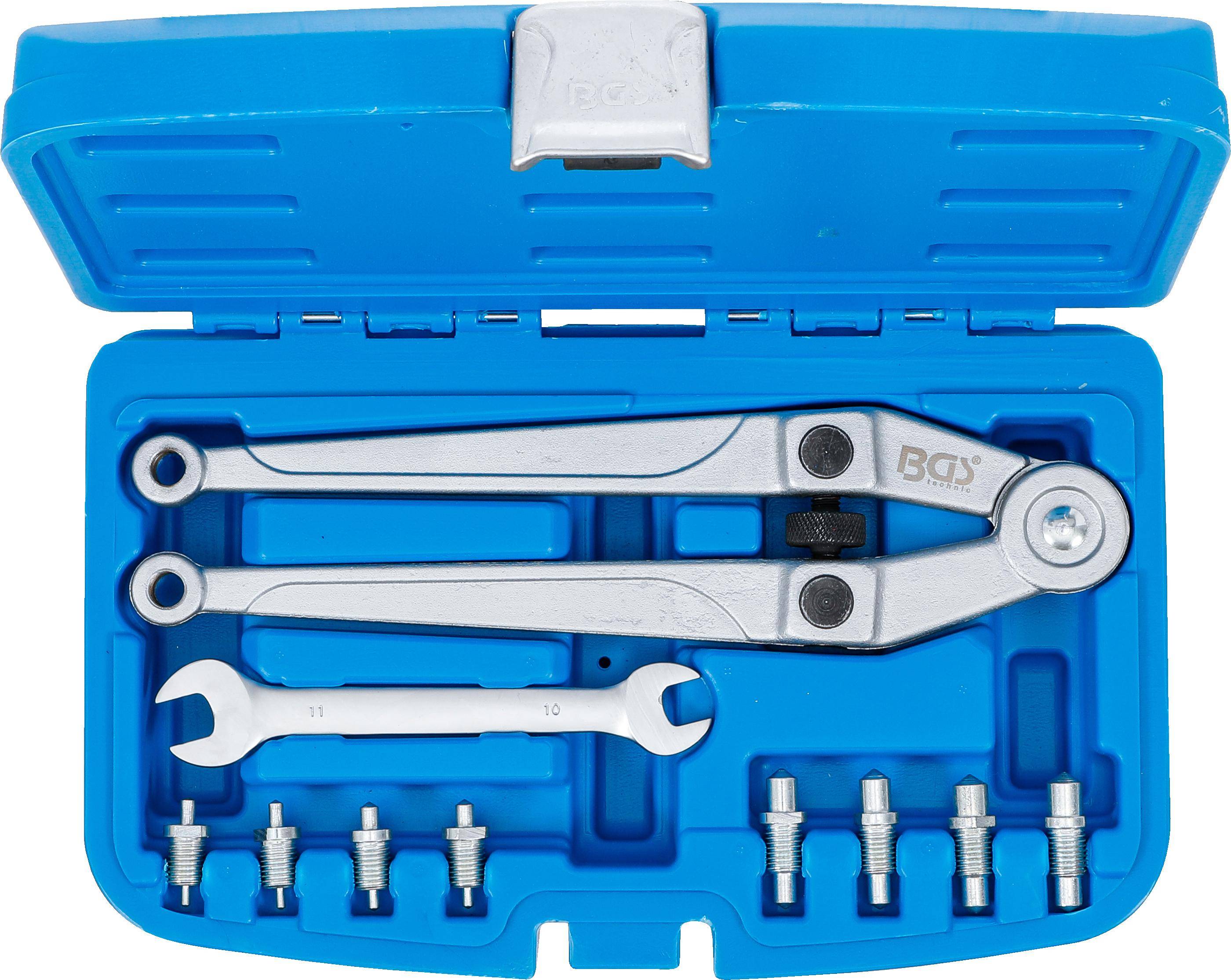 BGS technic Stirnlochschlüssel-Satz | verstellbar | Ø 2,5 - 9 mm