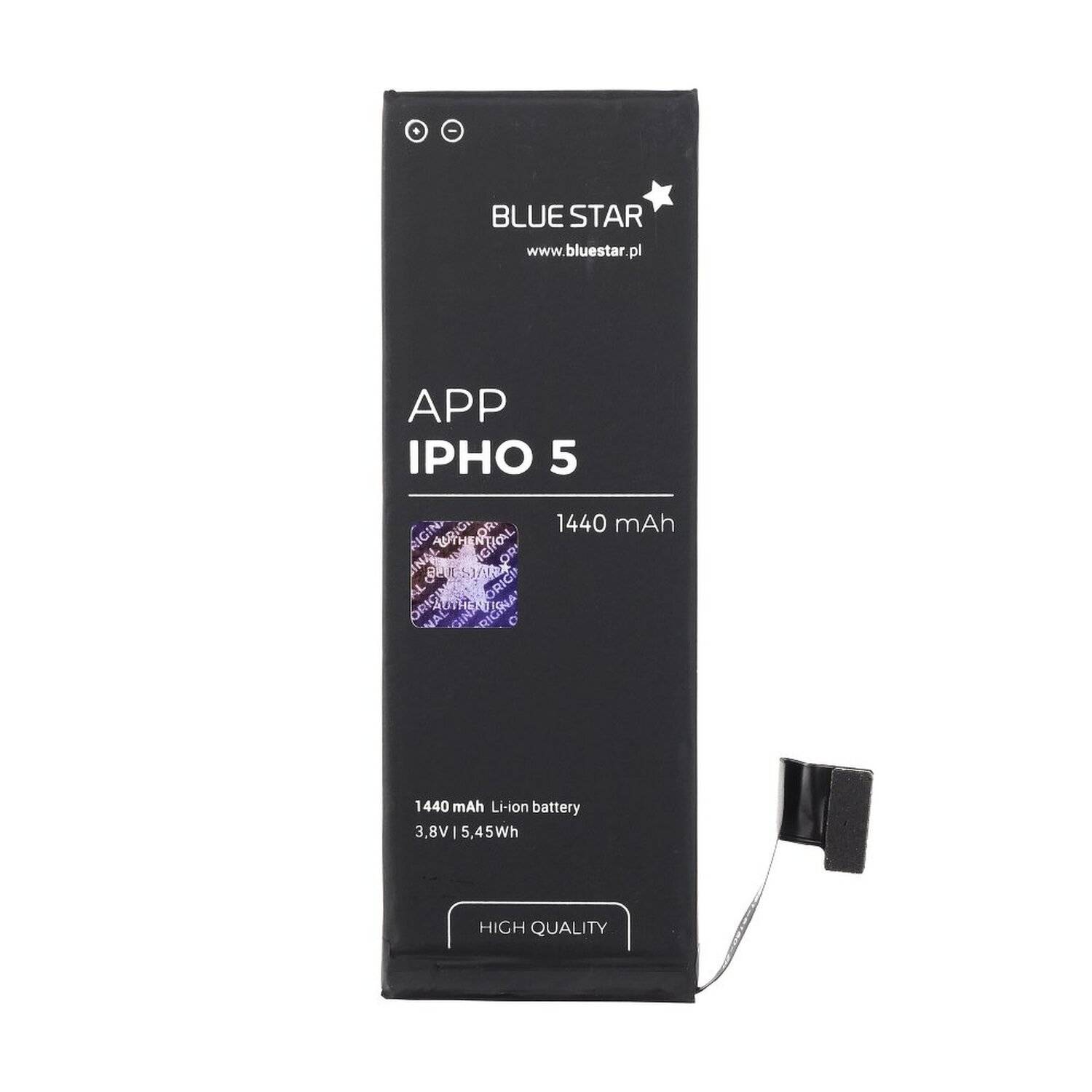 Akku Ersatz kompatibel mit iPhone 5 1440 mAh Austausch Batterie Handy Accu APN 616-0613